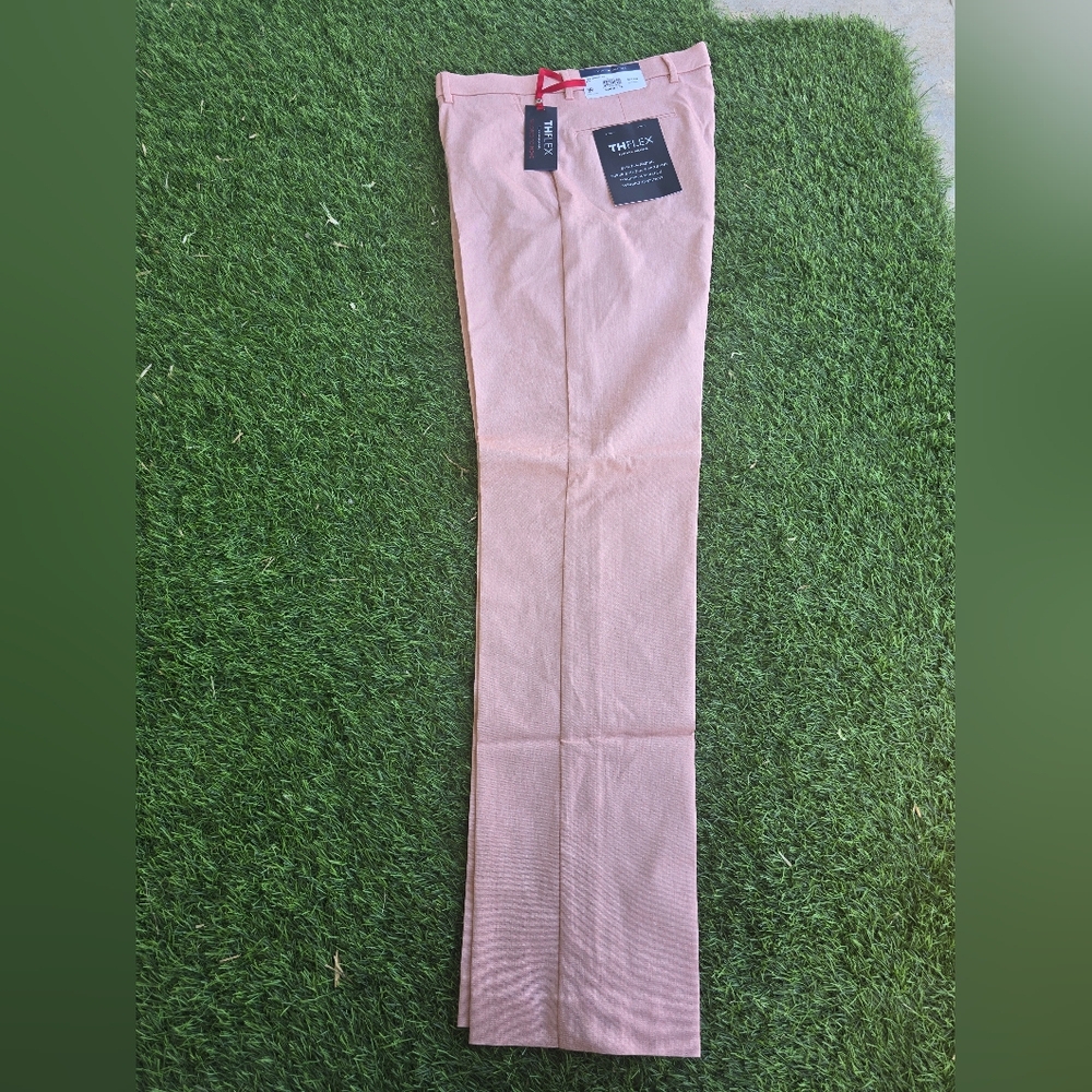 Tommy Hilfiger THFLEX Classic Men Pants 34x34 Coral Career NWT $95